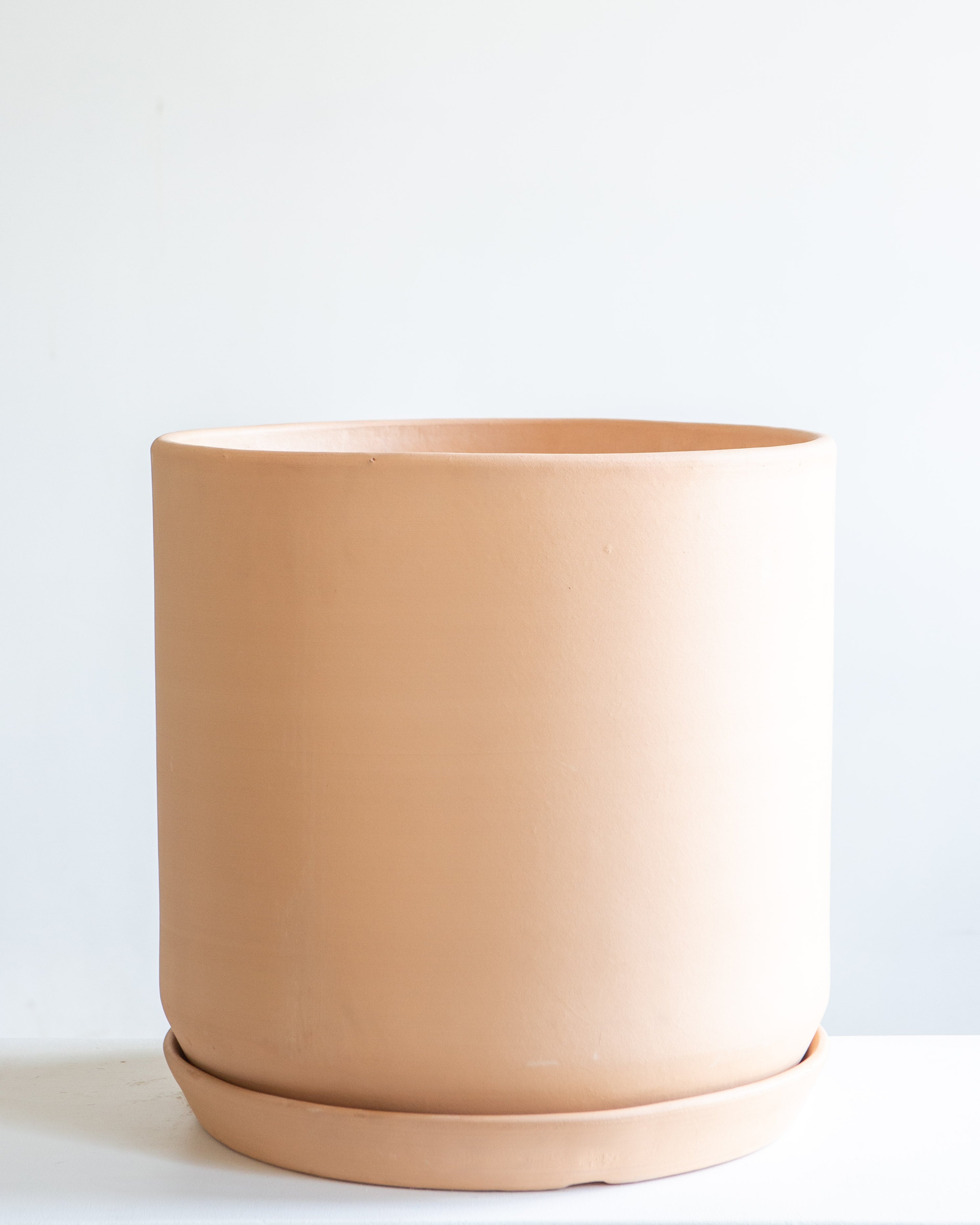 CALIFORNIA PLANTER COLLECTION: TERRA COTTA TWO PIECE CERAMIC Large 18 Inch