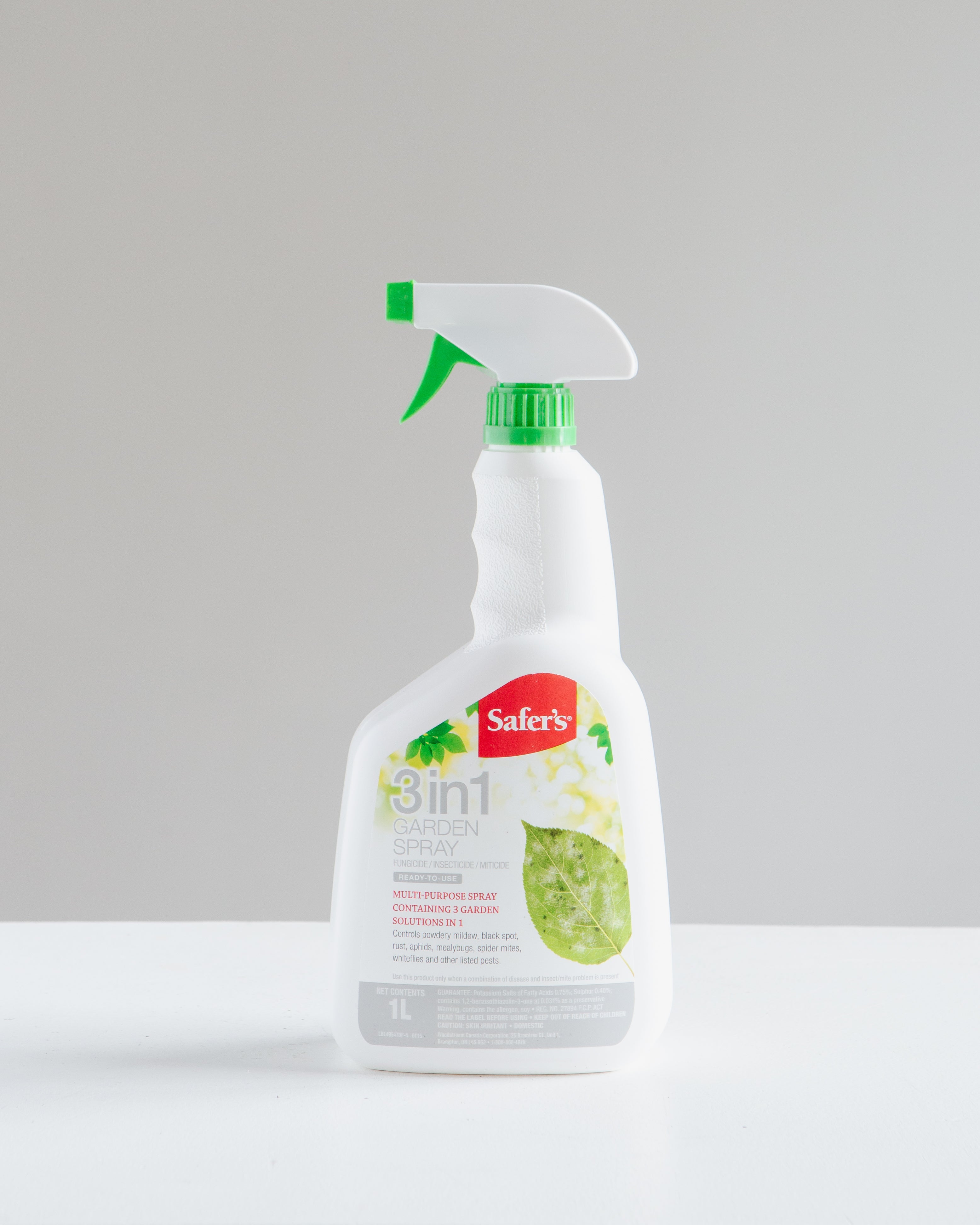 Safer's 3-in-1 Garden Insecticidal Soap Spray 1L