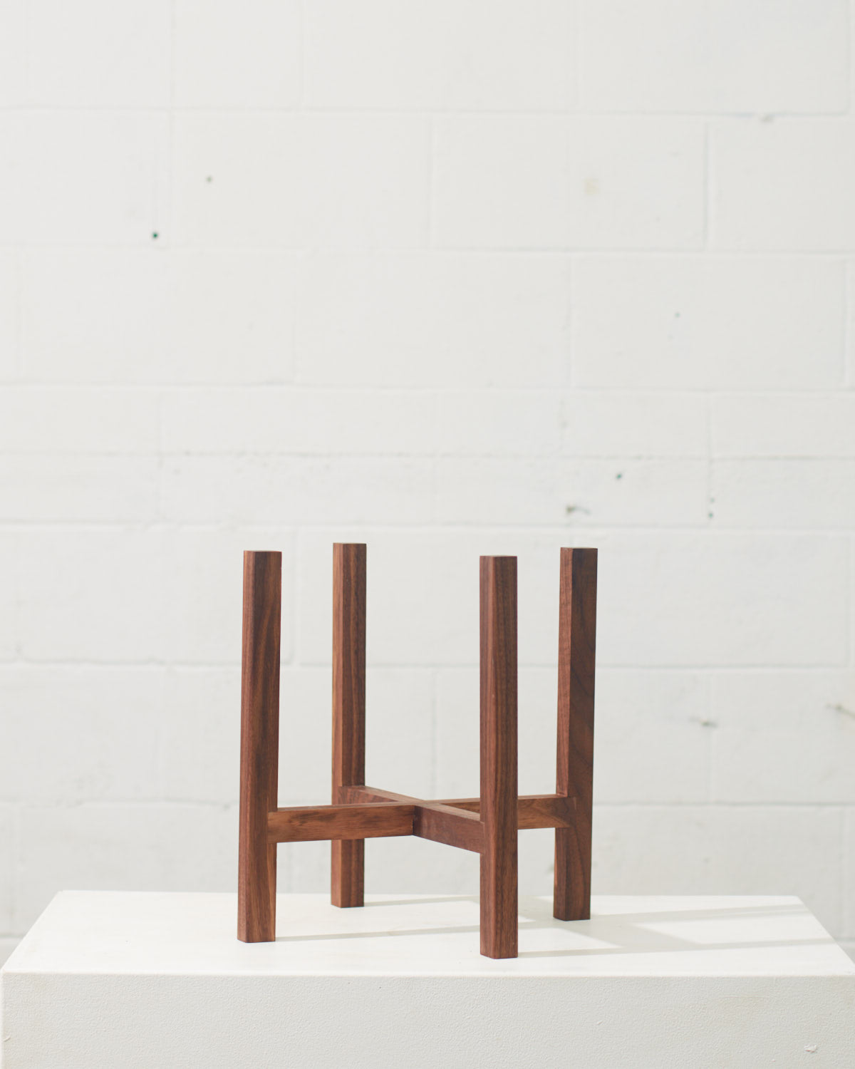 PARCEL STAND - WALNUT - Medium 12 Inch