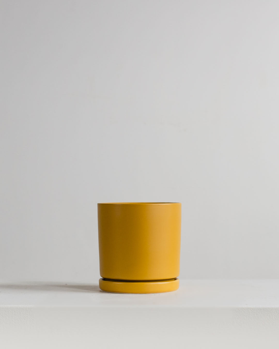 Small 6 Inch MOMMA POTS CYLINDER - MUSTARD