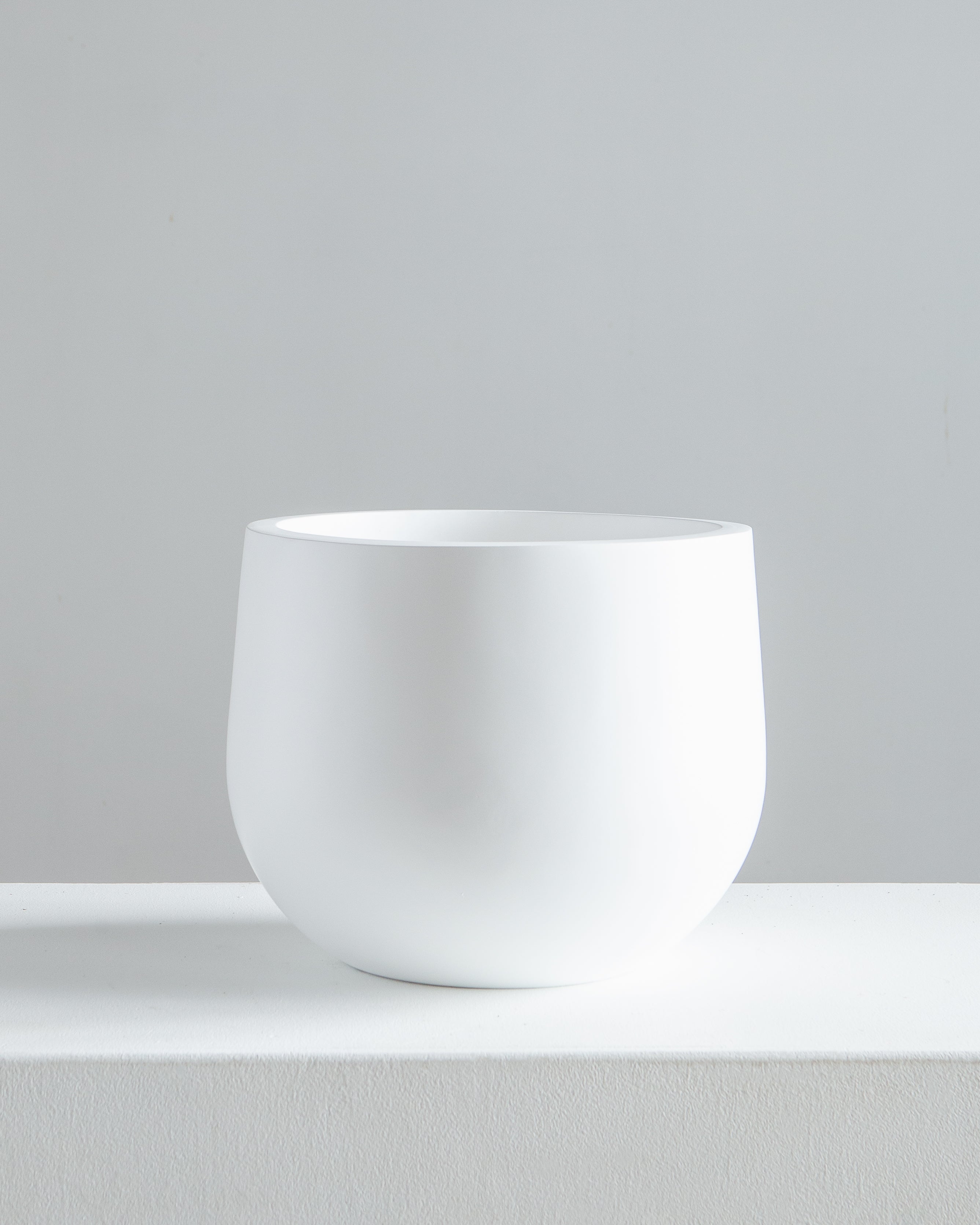 CRATERA - WHITE, Medium 12.6 x 12.6 x 9.8 in