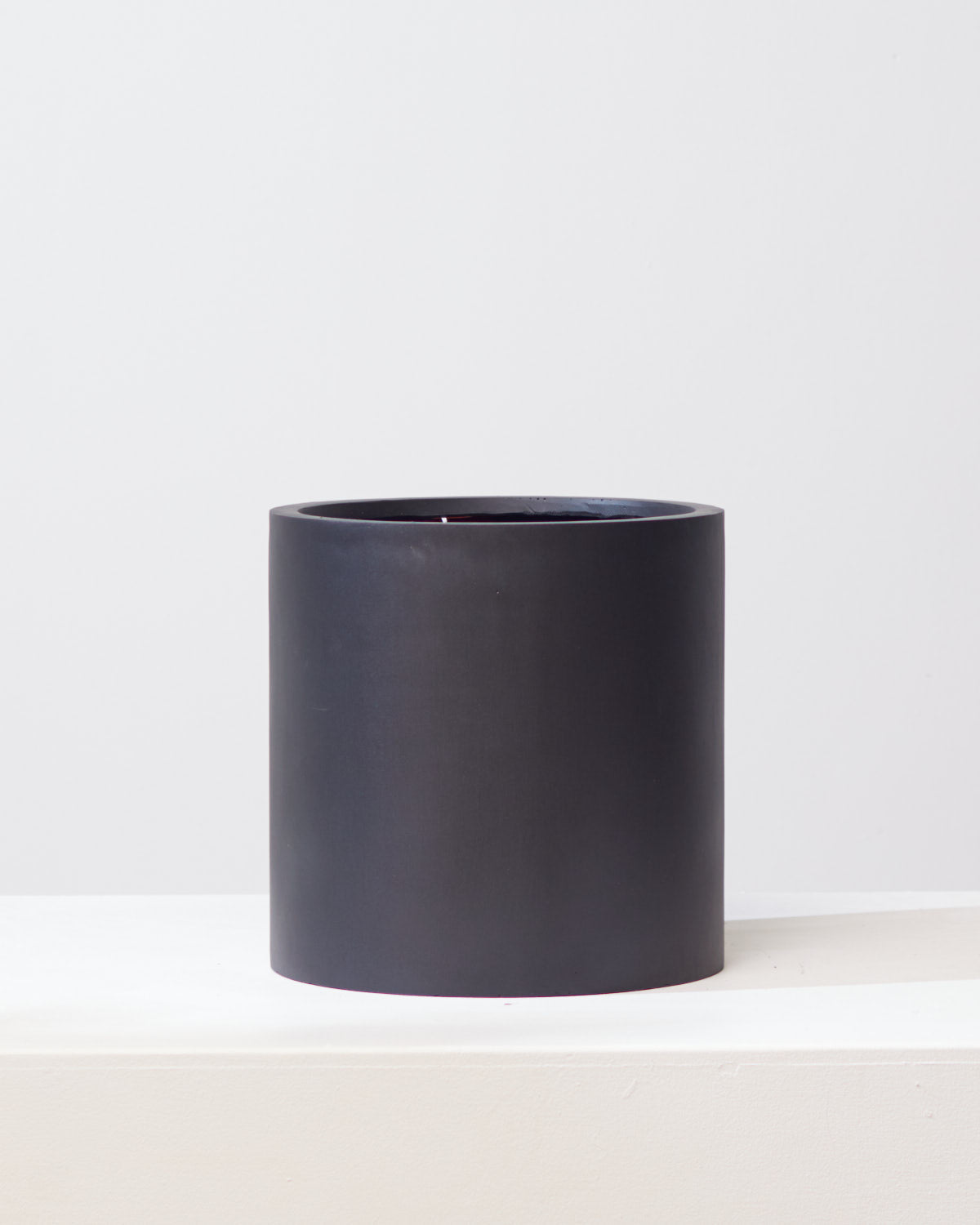 COMMON HOUSE - BLACK CYLINDER PLANTER - Medium 12 Inch