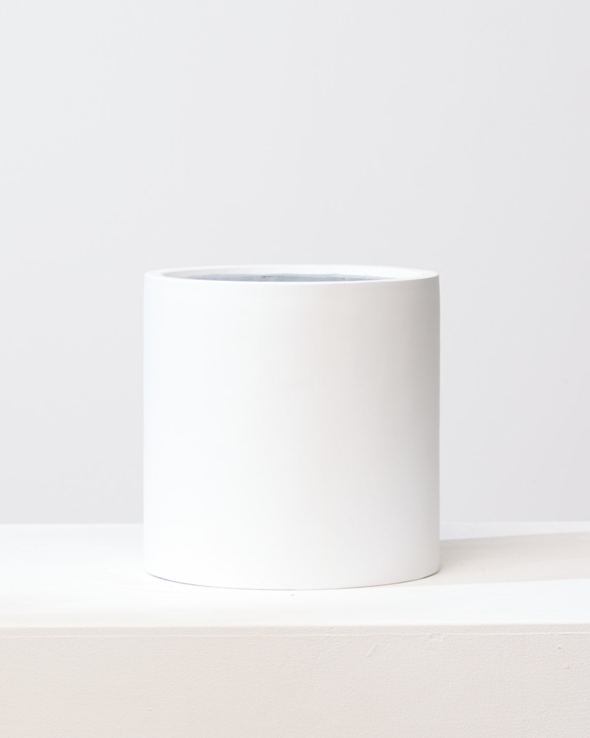 COMMON HOUSE - WHITE CYLINDER PLANTER - Medium 12 Inch