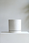 Callahan Concrete Planter with Drainange and Tray | 13 inch Diameter