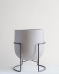 ROTUNDA WITH STAND - CEDAR / Black Stand, Large 16.3 x 16.3 x 19.9 in
