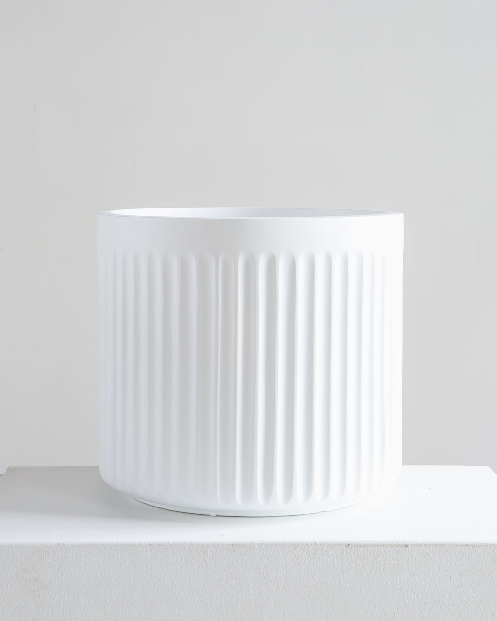 Doric White Planter | 14 inch Nursery Pot