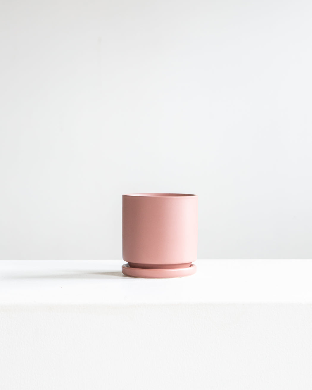 Small 4 Inch MOMMA POTS CYLINDER - DUSTY ROSE