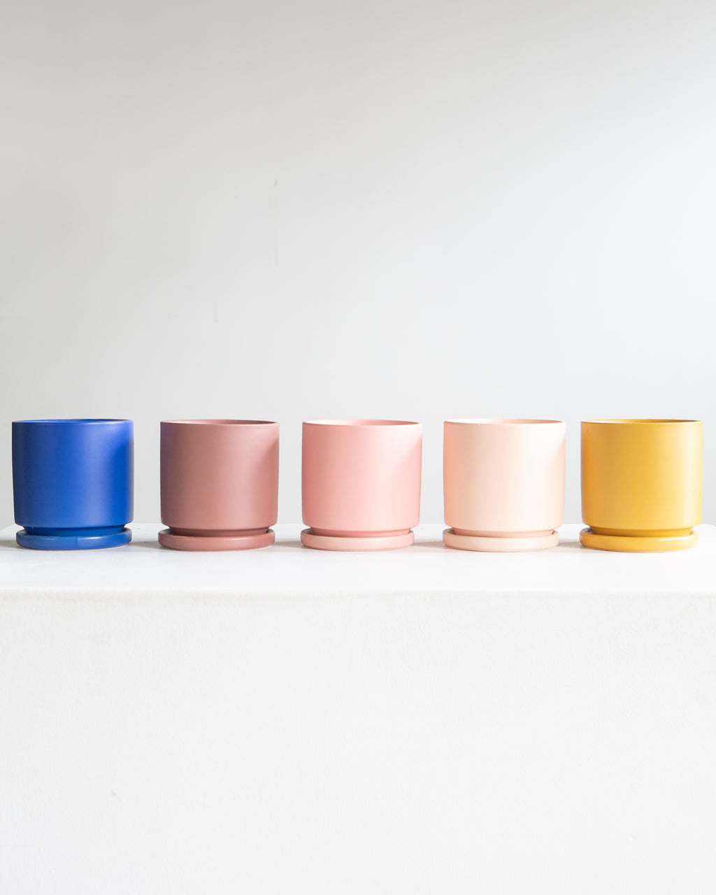 Small 4 Inch MOMMA POTS CYLINDER - INK BLUE