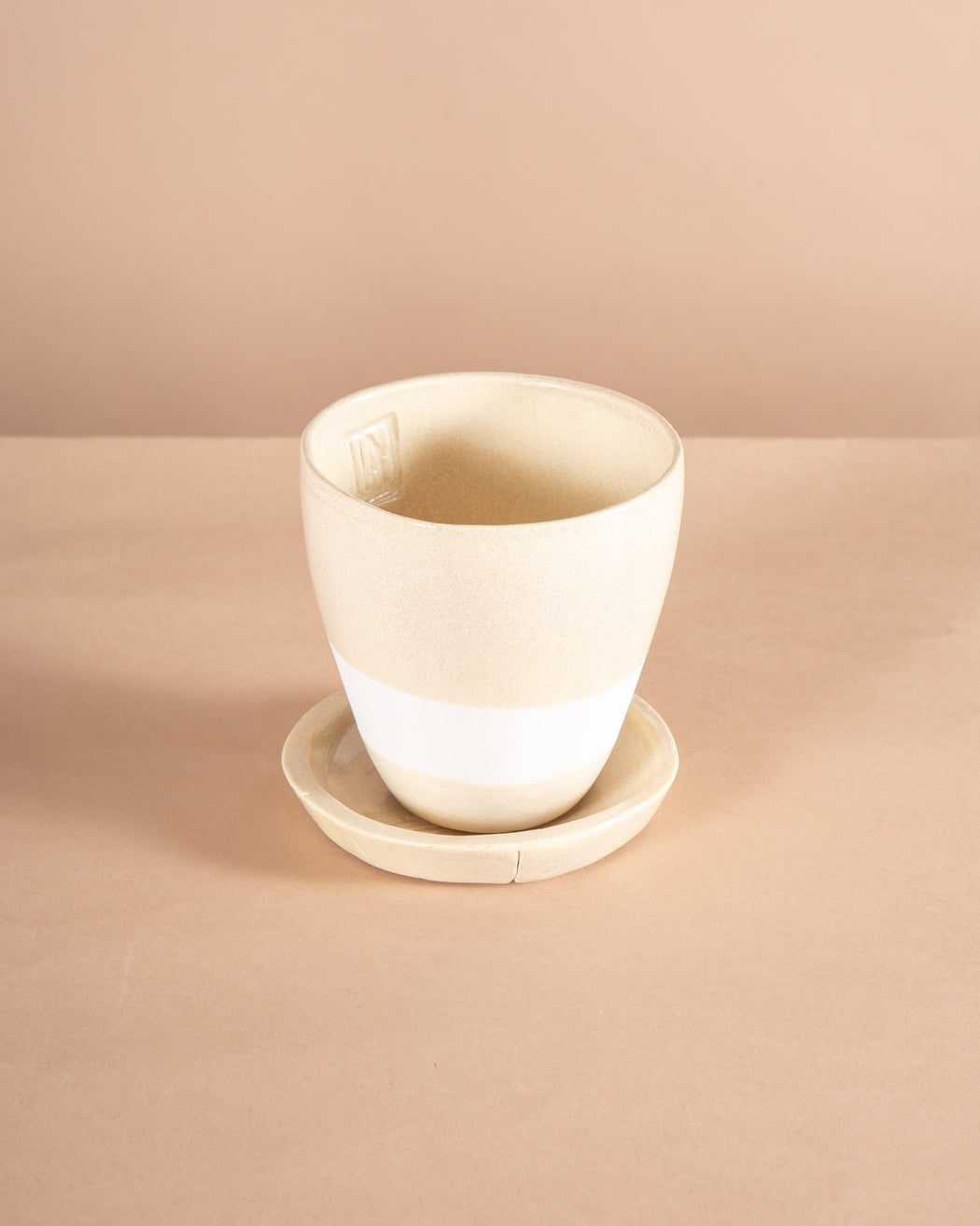 4 Inch L'ATELIER BY NATHALIE POT- BEIGE - Small