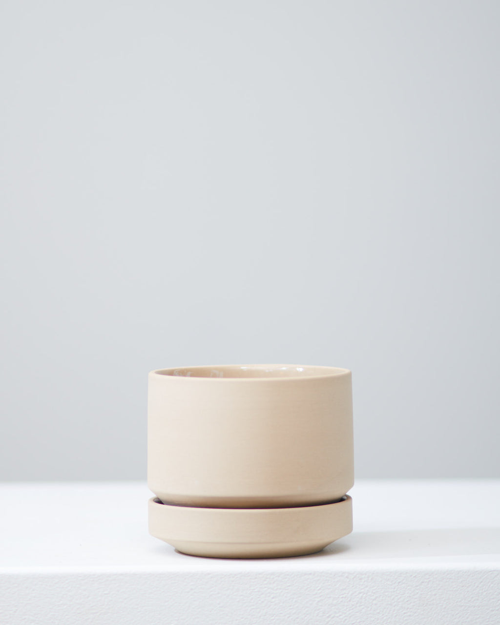4 Inch REVIVAL CERAMICS ROUND TWO - OATMEAL - Small
