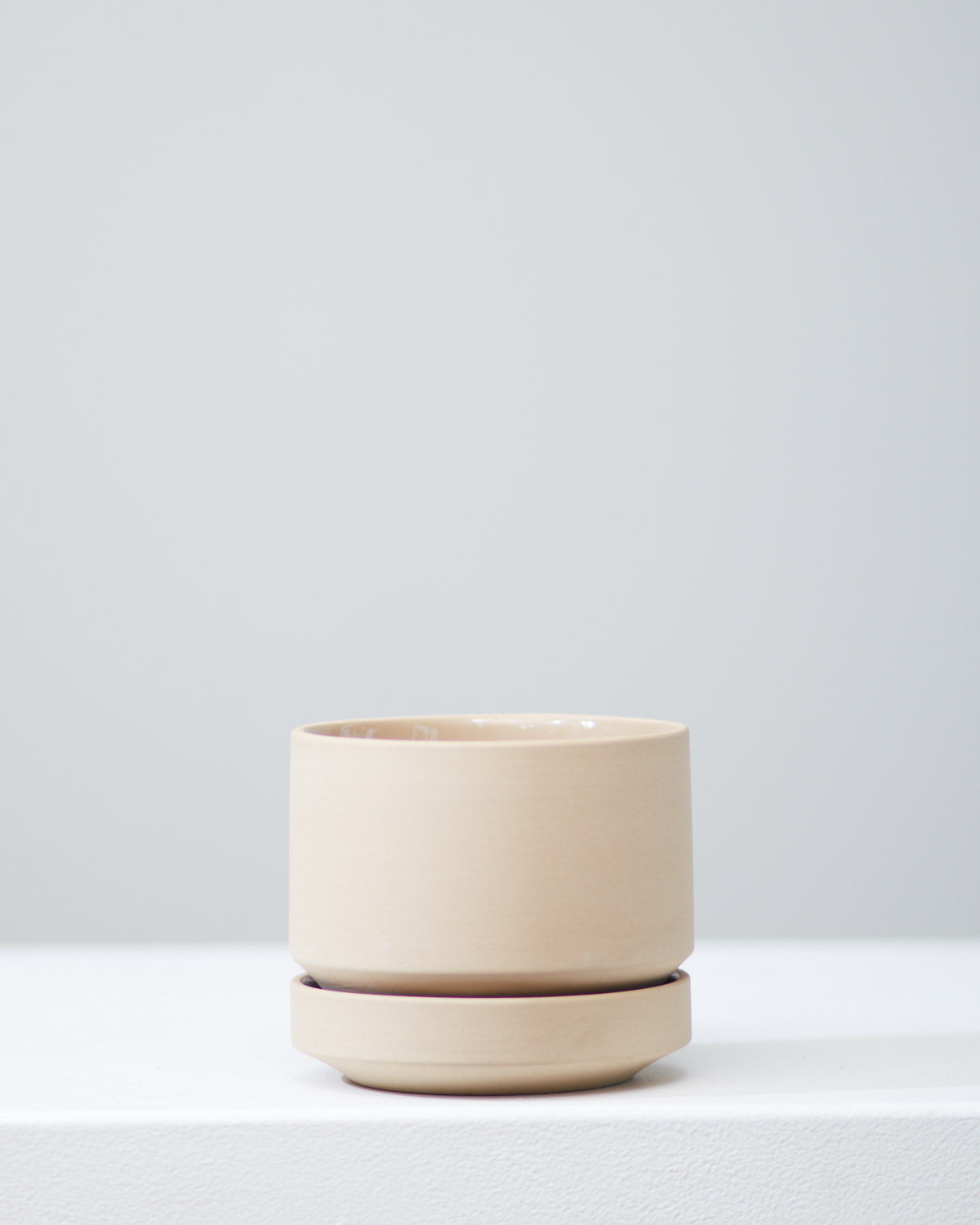 4 Inch REVIVAL CERAMICS ROUND TWO - OATMEAL - Small