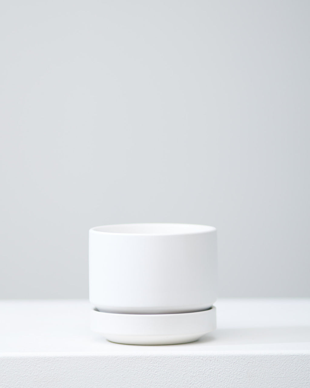 4 Inch REVIVAL CERAMICS ROUND TWO - WHITE - Small