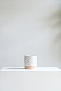 Briar Speckled Planter with Drainage and Tray | 6 Inch Diameter