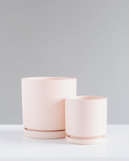 Small 6 Inch MOMMA POTS CYLINDER - BLUSH