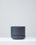 6 Inch REVIVAL CERAMICS ROUND TWO - BLACK - Small