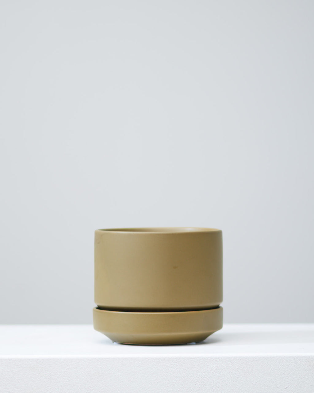 6 Inch REVIVAL CERAMICS ROUND TWO - OLIVE - Small