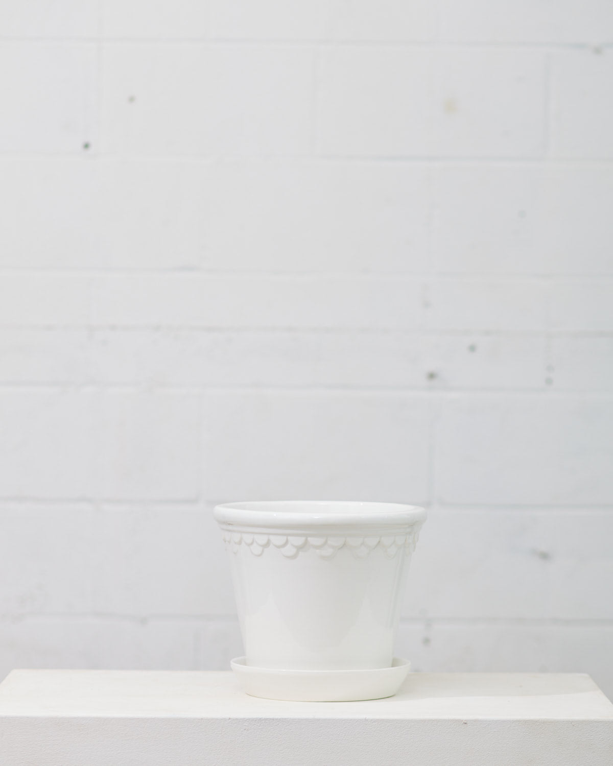 9.8 Inch BERGS POTTER 'COPENHAGEN' WHITE