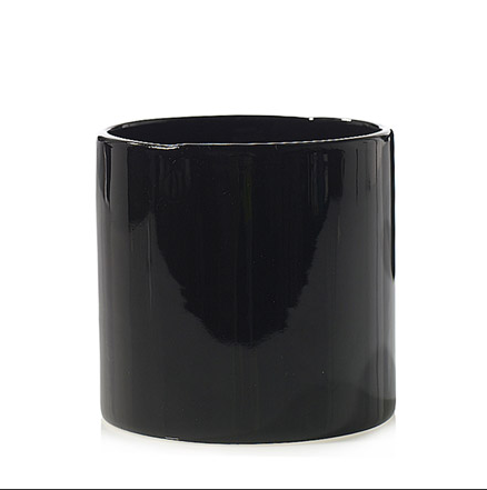 CERCLE PLANTER Gloss Black, Small 4.25 Inch