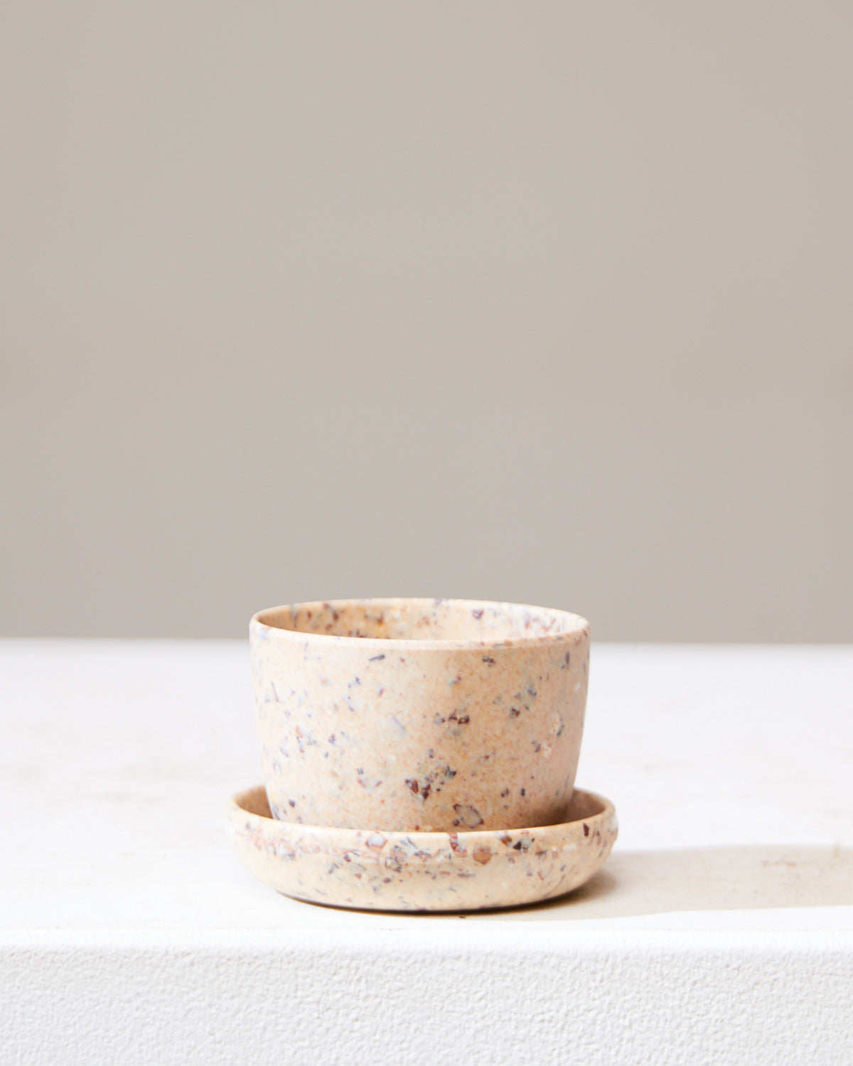 KANSO MINI PLANTER Coffee Bean Husk, Small 3 Inch