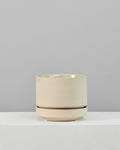 Round Two Ceramic Planter with Drainage and Tray | 10 inch Diameter