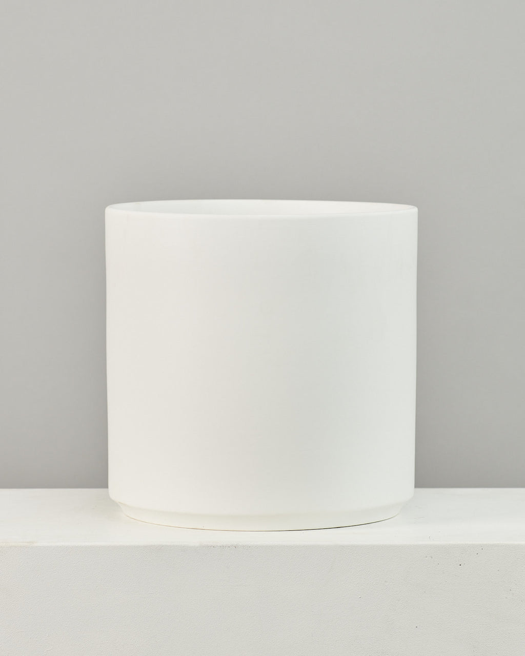 14 Inch REVIVAL CERAMICS CYLINDER - WHITE - Large