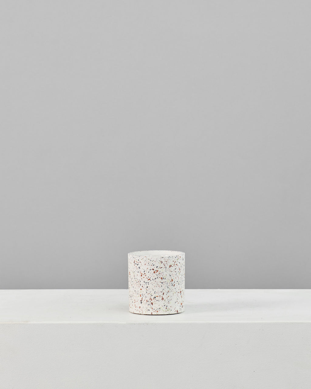 Terrazzo White Speckled Marble Planter | 4 inch Nursery Pot
