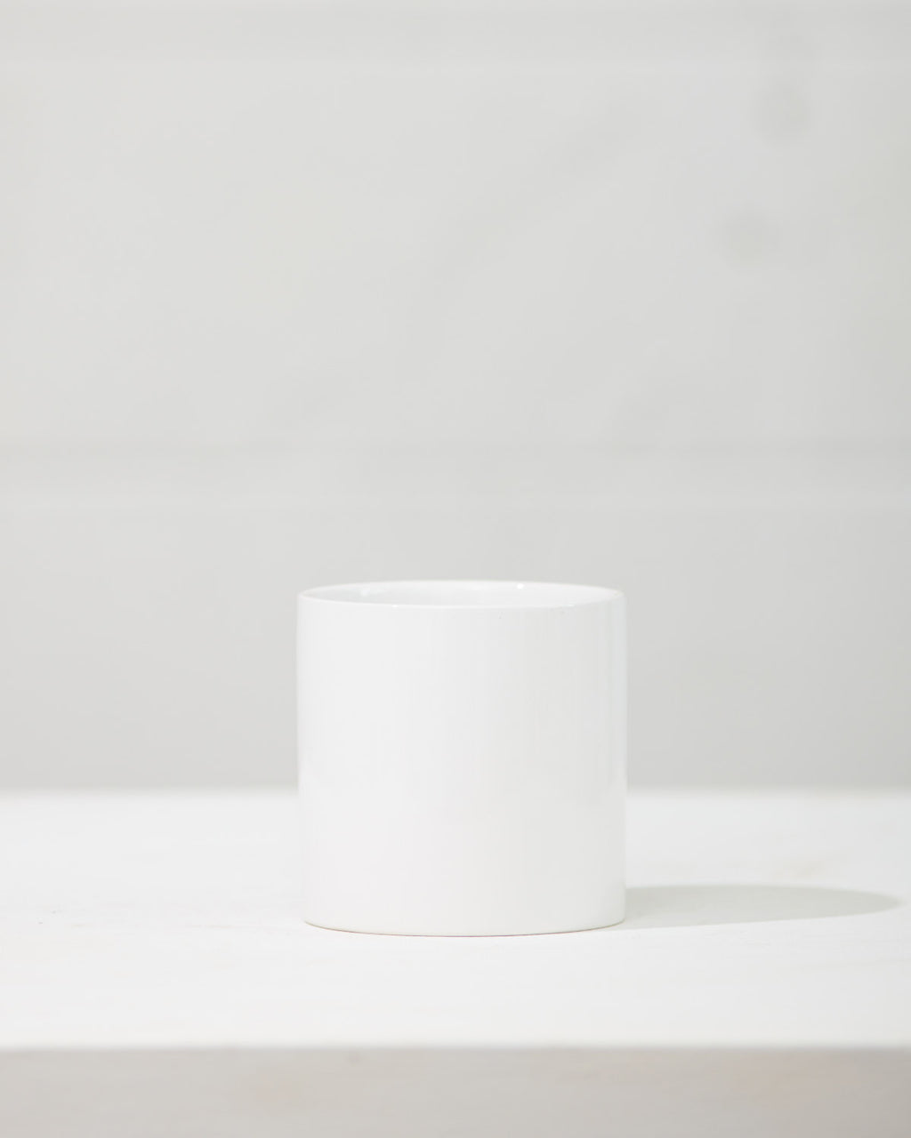 CERCLE PLANTER Gloss White, Small 4.25 Inch