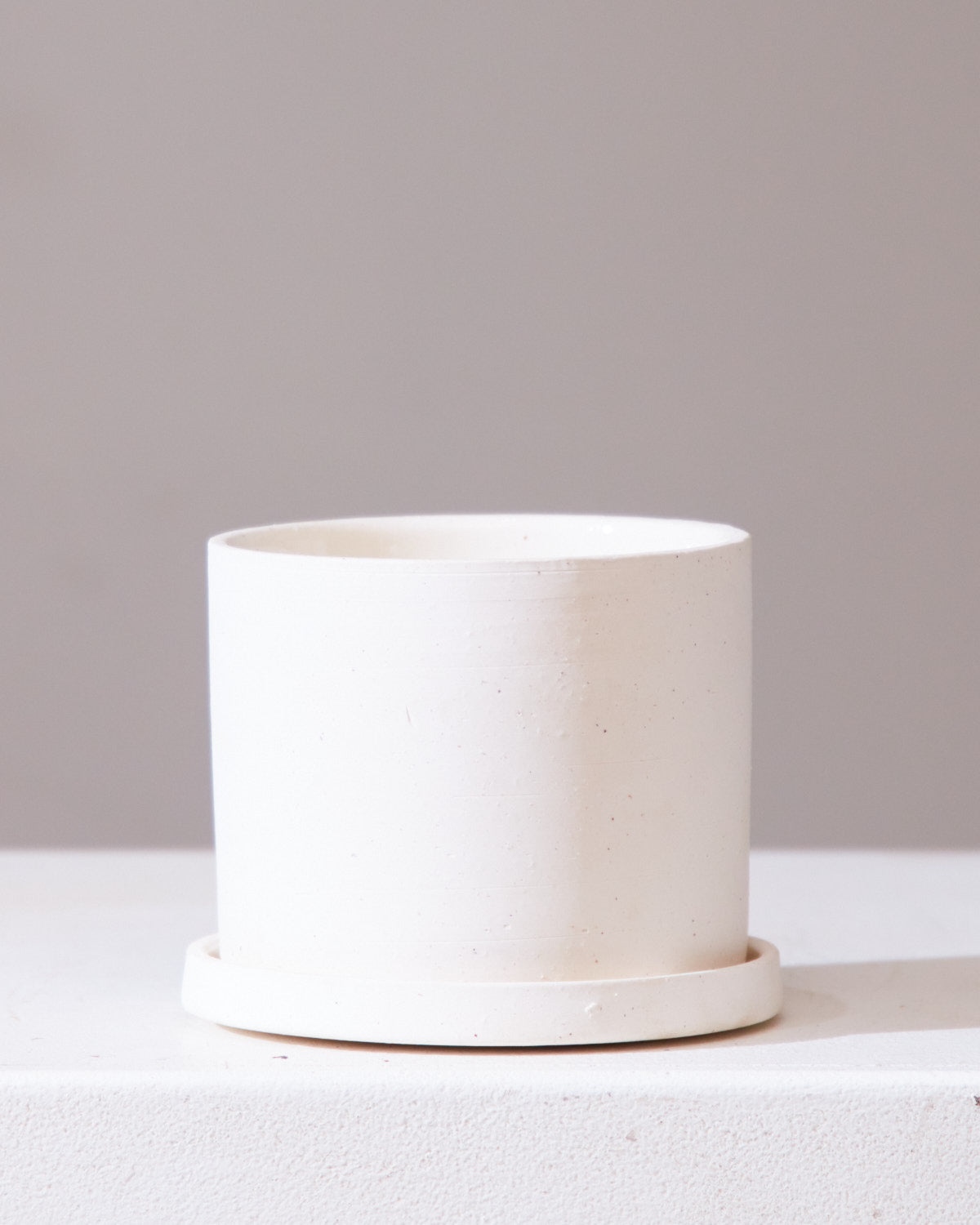 Easton Planter with Drainage and Tray | 5 inch Diameter