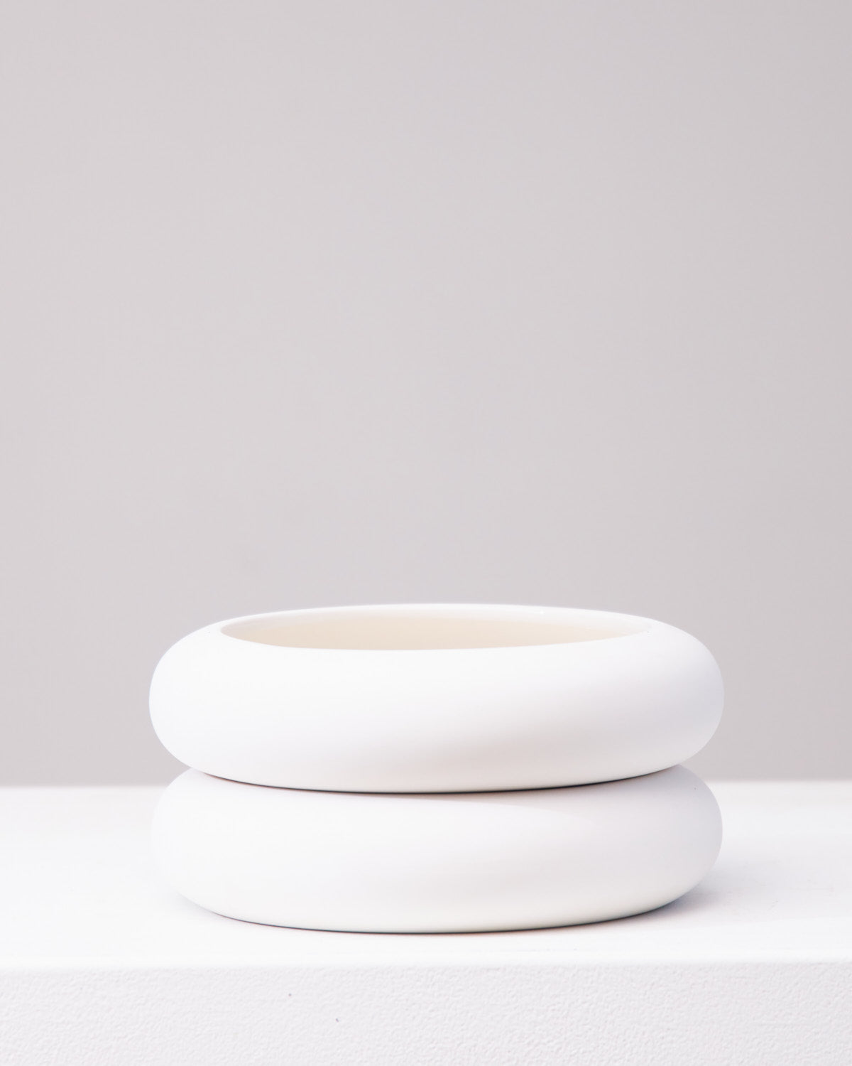 AREAWARE STACKING PLANTER Short White 8 Inch