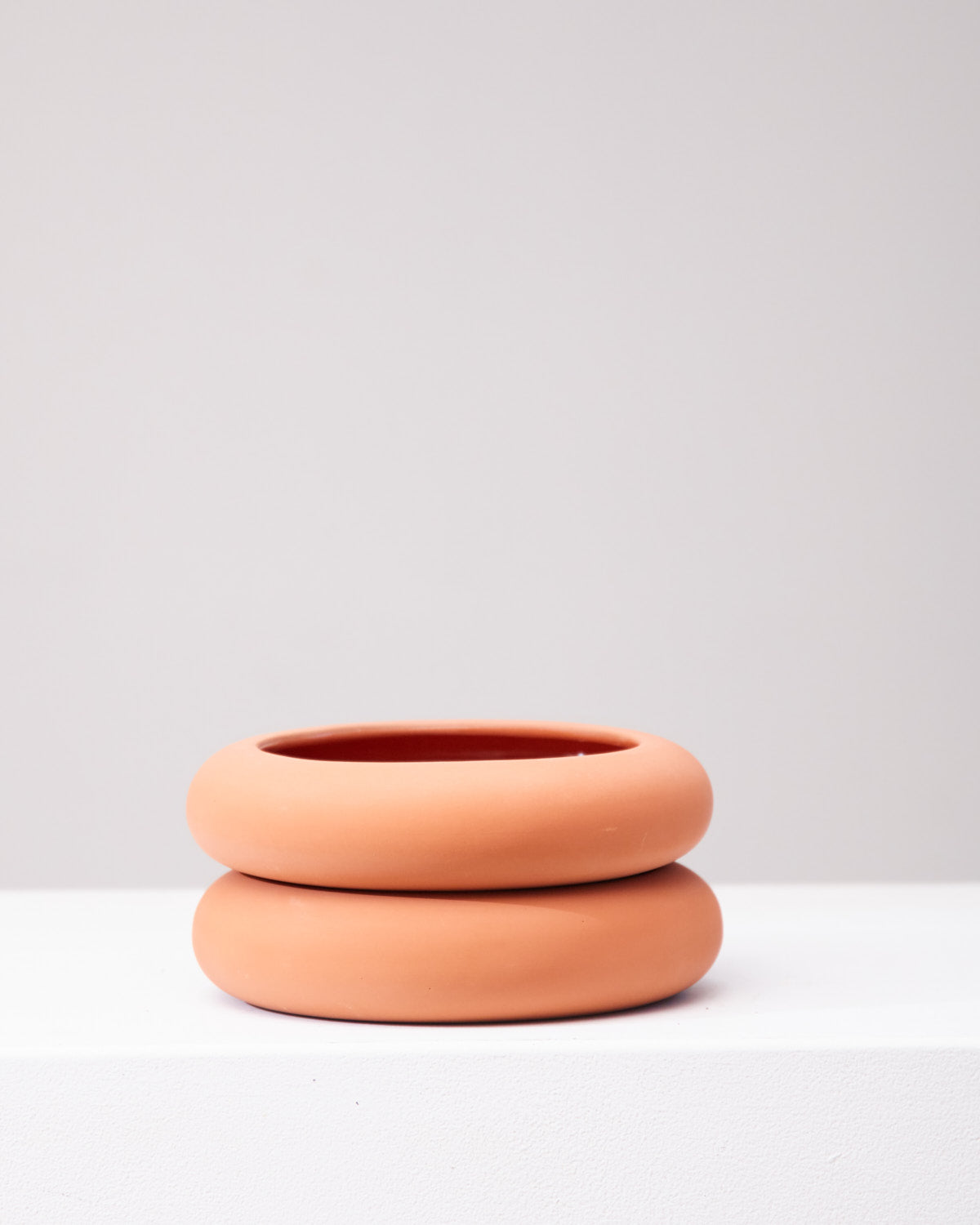 AREAWARE STACKING PLANTER Short Terracotta 8 Inch