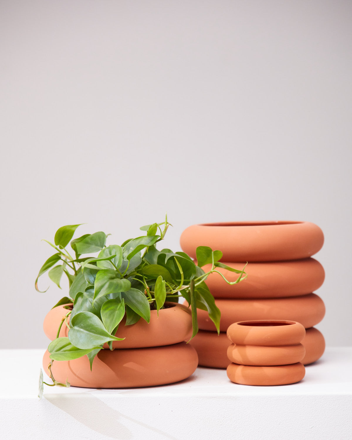 AREAWARE STACKING PLANTER Mini Terracotta 3 Inch