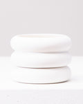 AREAWARE STACKING PLANTER Mini White 3 Inch