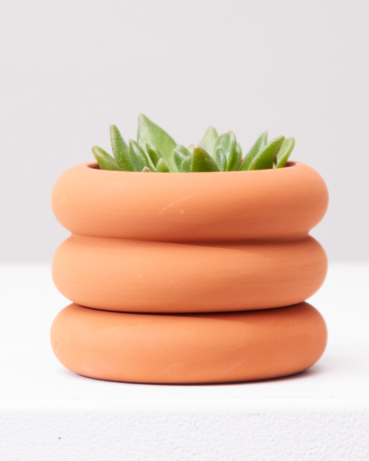 AREAWARE STACKING PLANTER Mini Terracotta 3 Inch