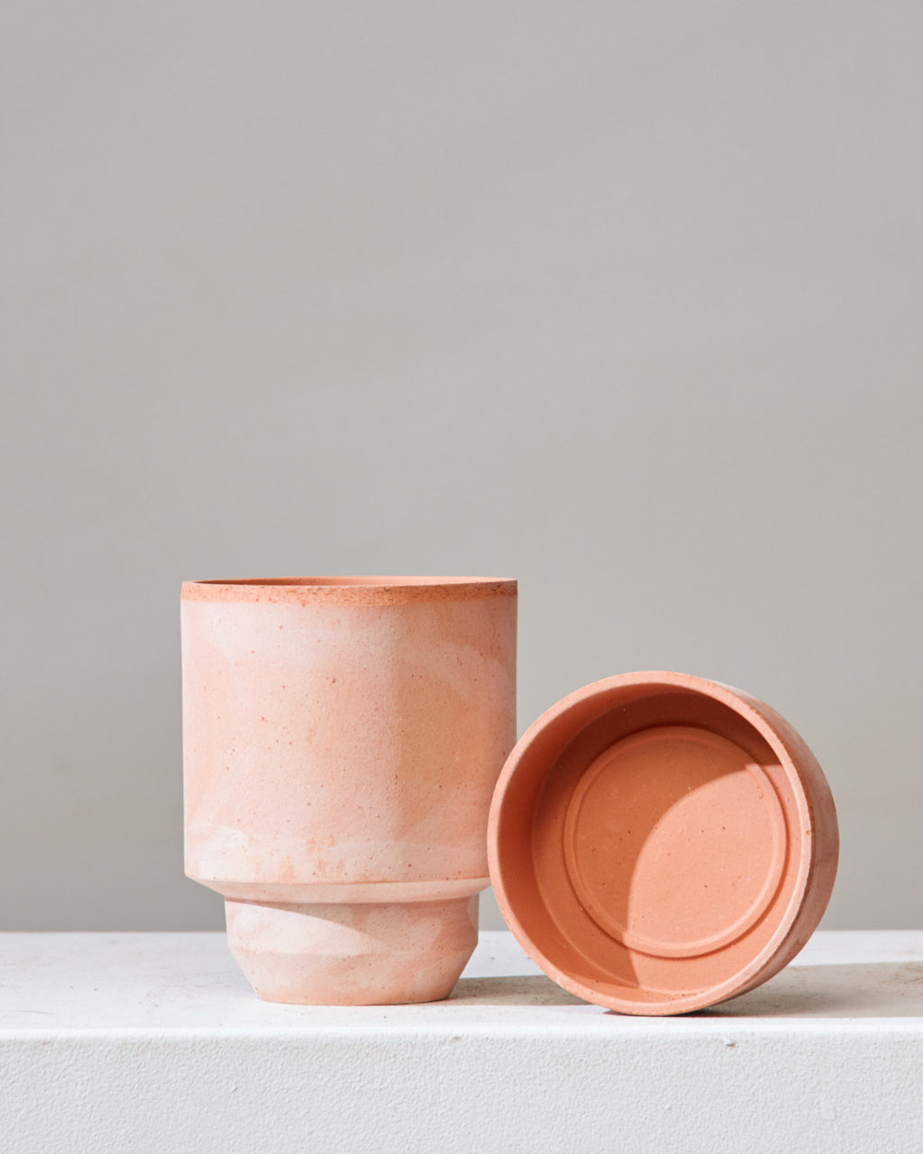 5.5 Inch BERGS POTTER 'HOFF' ANTIQUE ROSA SET