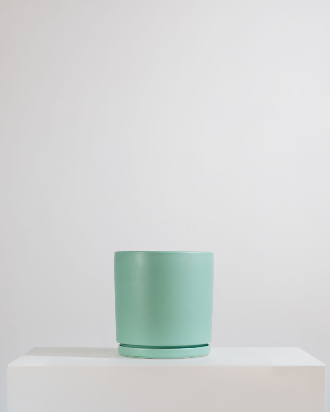 Medium 10 Inch MOMMA POTS CYLINDER - SEA GLASS