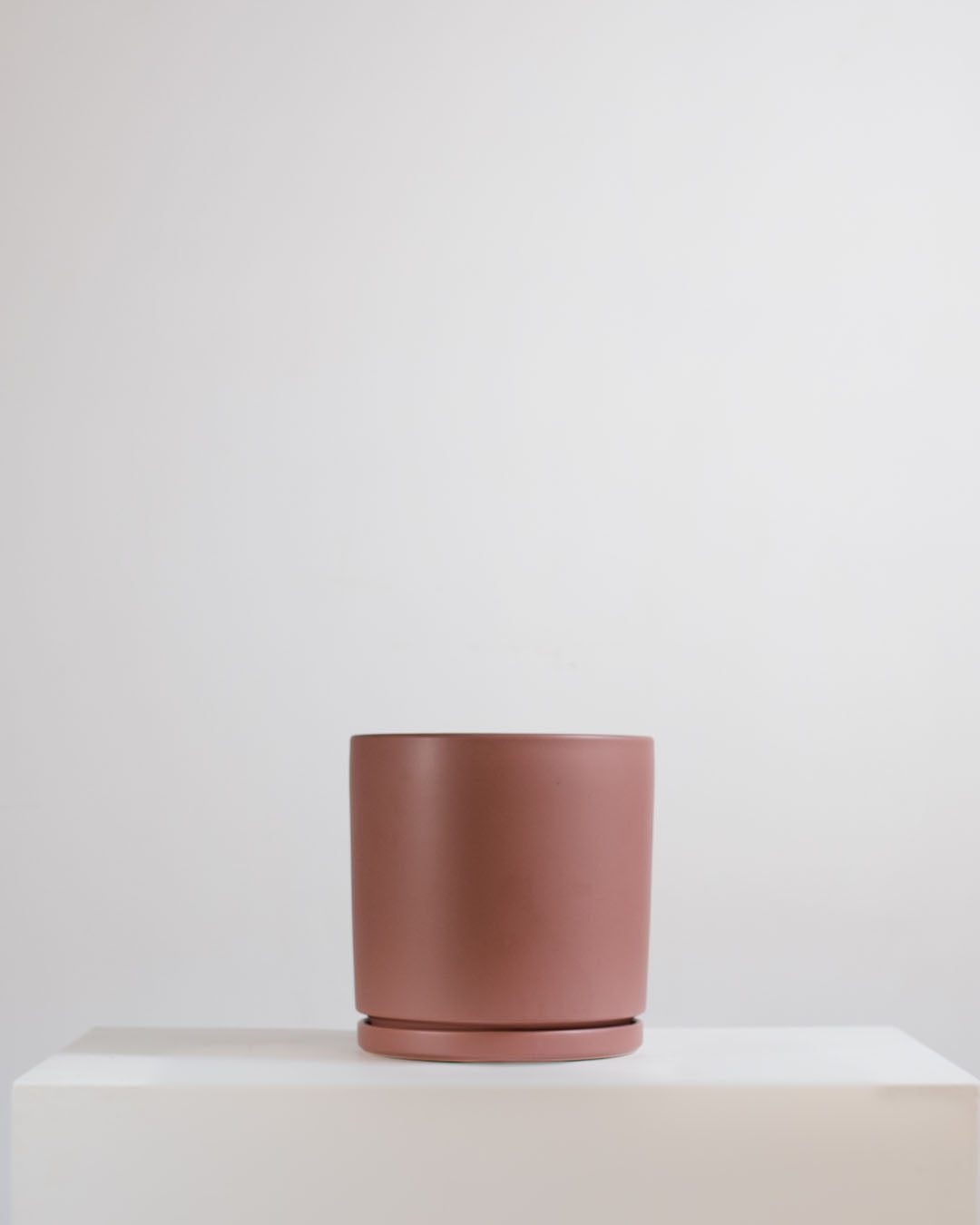 Medium 10 Inch MOMMA POTS CYLINDER - DUSTY ROSE