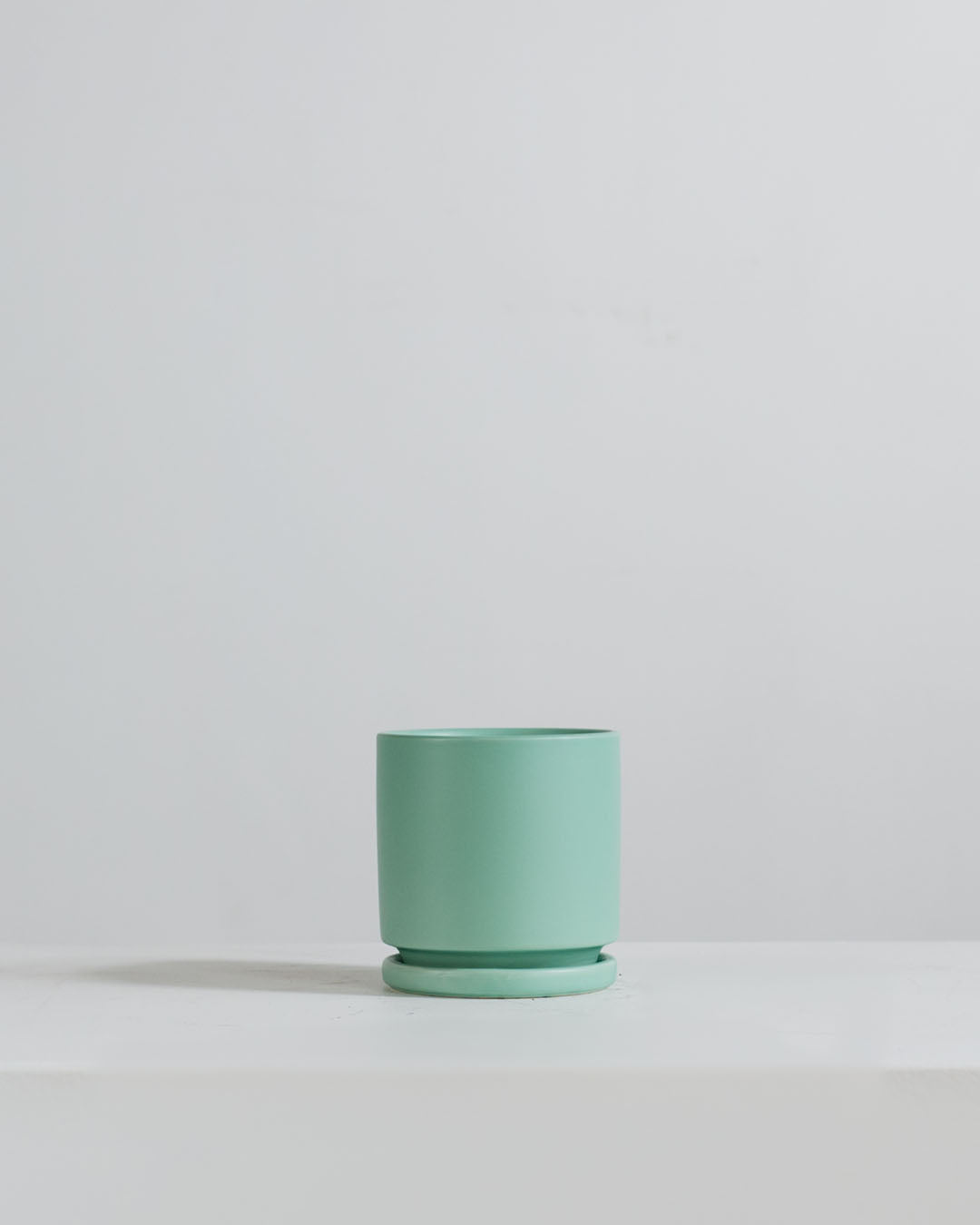 Small 4 Inch MOMMA POTS CYLINDER - SEA GLASS